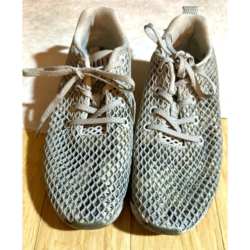NO BULL Diamond Mesh Runner Shoes Unisex Size M‎ 7.5 / W 9 Grey With Camo Soles
